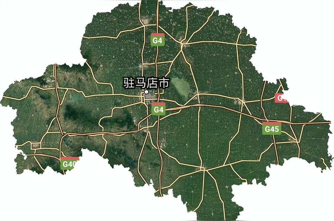 最新驻马店市区地图